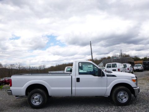 Oxford White Ford F250 Super Duty XL Regular Cab.  Click to enlarge.