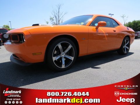 Header Orange Dodge Challenger R/T Shaker Package.  Click to enlarge.