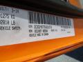 Dodge Color Code PL4 Header Orange #10