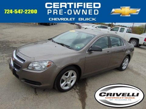 Mocha Steel Metallic Chevrolet Malibu LS.  Click to enlarge.