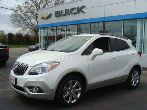 White Pearl Tricoat Buick Encore Premium.  Click to enlarge.