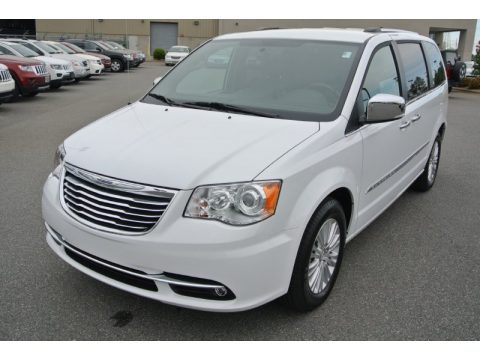 Bright White Chrysler Town & Country Limited.  Click to enlarge.