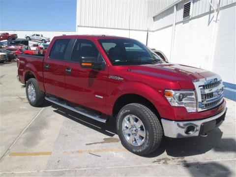Ruby Red Ford F150 XLT SuperCrew 4x4.  Click to enlarge.