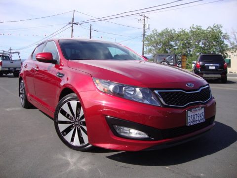 Remington Red Kia Optima SX.  Click to enlarge.