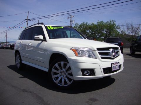 Arctic White Mercedes-Benz GLK 350.  Click to enlarge.