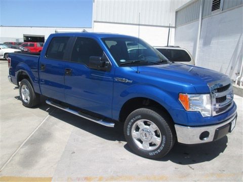 Blue Flame Ford F150 XLT SuperCrew.  Click to enlarge.