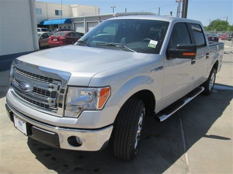 Ingot Silver Ford F150 XLT SuperCrew.  Click to enlarge.