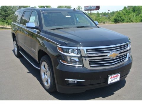 Black Chevrolet Suburban LTZ 4WD.  Click to enlarge.