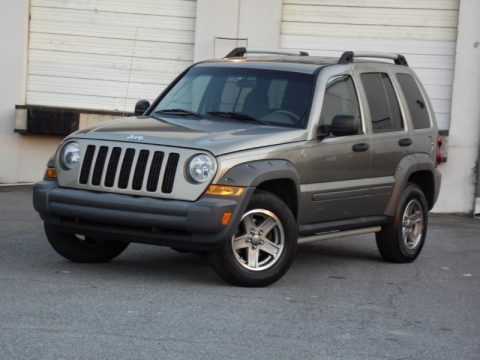 Dark Khaki Pearl Jeep Liberty Renegade 4x4.  Click to enlarge.
