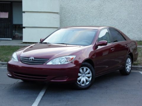 Salsa Red Pearl Toyota Camry LE.  Click to enlarge.