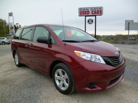 Salsa Red Pearl Toyota Sienna .  Click to enlarge.