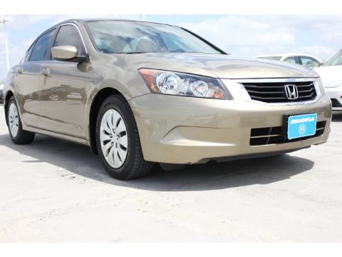 Bold Beige Metallic Honda Accord LX Sedan.  Click to enlarge.