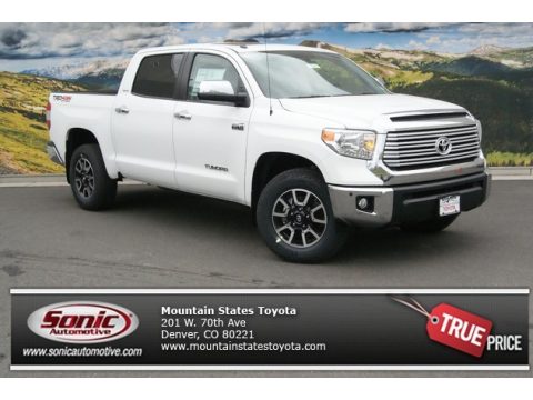 Super White Toyota Tundra Limited Crewmax 4x4.  Click to enlarge.