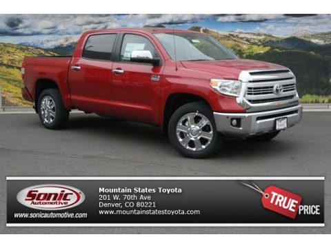 Barcelona Red Metallic Toyota Tundra 1794 Edition Crewmax 4x4.  Click to enlarge.