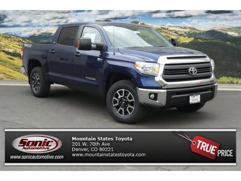 Blue Ribbon Metallic Toyota Tundra SR5 TRD Crewmax 4x4.  Click to enlarge.