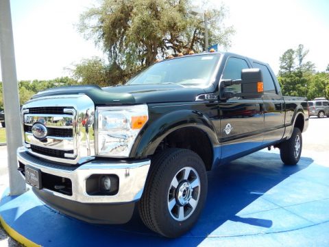 Green Gem Ford F350 Super Duty Lariat Crew Cab 4x4.  Click to enlarge.