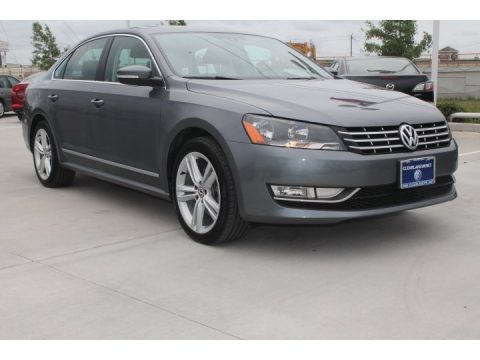 Platinum Gray Metallic Volkswagen Passat TDI SE.  Click to enlarge.