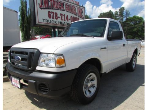 Oxford White Ford Ranger XL Regular Cab.  Click to enlarge.
