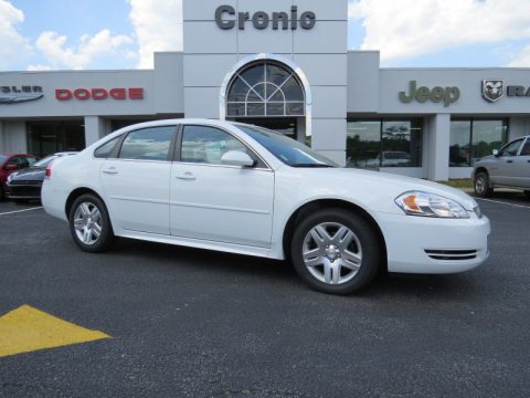 Summit White Chevrolet Impala LT.  Click to enlarge.