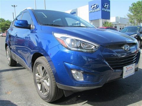 Laguna Blue Hyundai Tucson SE. Click to enlarge. Laguna Blue Hyundai Tucson SE. Click to enlarge.