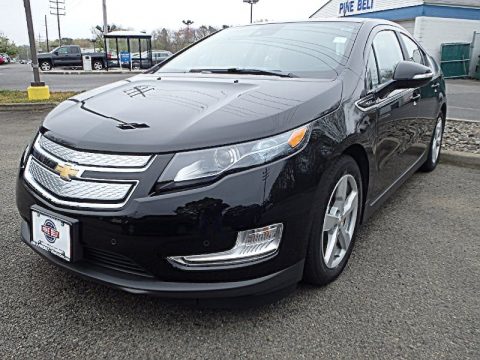 Black Chevrolet Volt .  Click to enlarge.