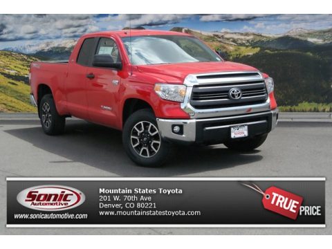 Radiant Red Toyota Tundra SR5 TRD Double Cab 4x4.  Click to enlarge.