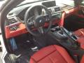  2014 BMW 4 Series Coral Red Interior #6