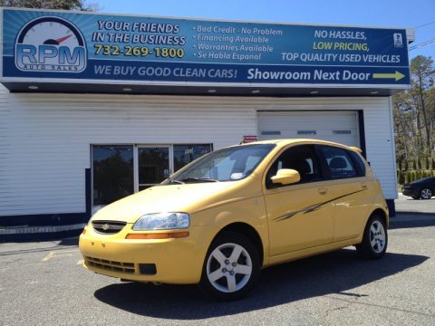 Summer Yellow Chevrolet Aveo LS Hatchback. Click to enlarge. Summer Yellow Chevrolet Aveo LS Hatchback. Click to enlarge.