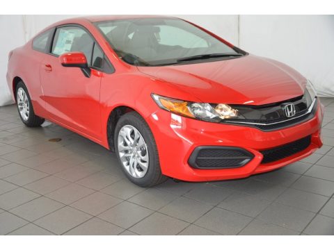 Crimson Pearl Honda Civic LX Coupe.  Click to enlarge.