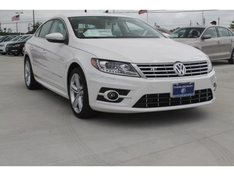 Candy White Volkswagen CC R-Line.  Click to enlarge.