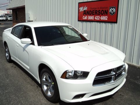 Bright White Dodge Charger SE.  Click to enlarge.