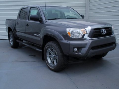 Magnetic Gray Metallic Toyota Tacoma V6 Prerunner Double Cab.  Click to enlarge.