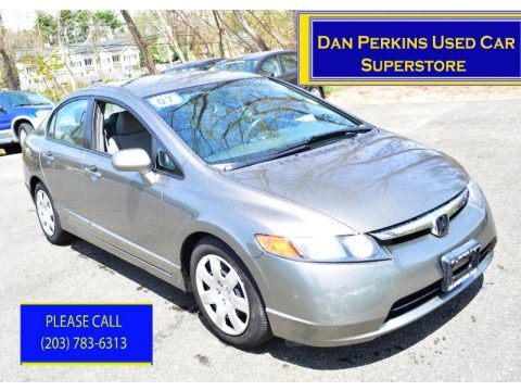 Galaxy Gray Metallic Honda Civic EX-L Sedan.  Click to enlarge.