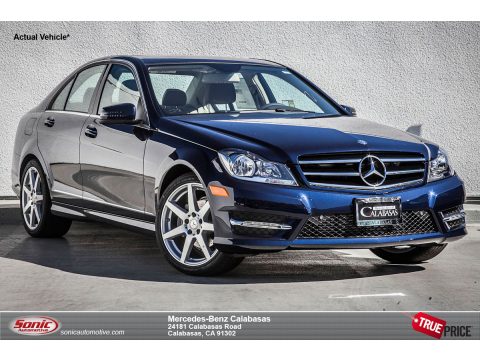 Lunar Blue Metallic Mercedes-Benz C 250 Sport.  Click to enlarge.