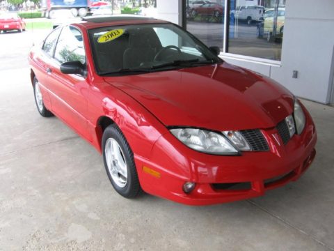 Victory Red Pontiac Sunfire .  Click to enlarge.