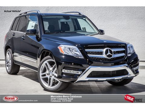 Black Mercedes-Benz GLK 350.  Click to enlarge.