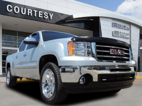 Quicksilver Metallic GMC Sierra 1500 SLE Crew Cab.  Click to enlarge.