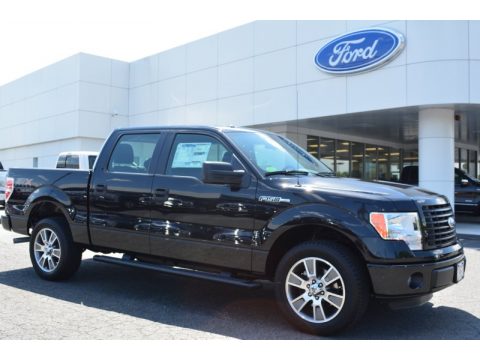 Tuxedo Black Ford F150 STX SuperCrew.  Click to enlarge.