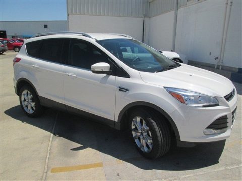 White Platinum Ford Escape Titanium 1.6L EcoBoost.  Click to enlarge.
