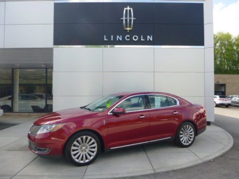 Ruby Red Lincoln MKS AWD.  Click to enlarge.
