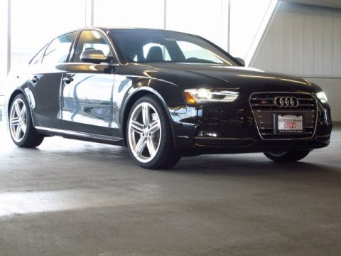 Brilliant Black Audi S4 Premium plus 3.0 TFSI quattro.  Click to enlarge.
