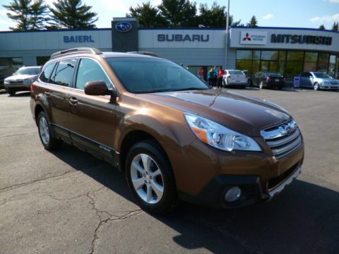 Caramel Bronze Pearl Subaru Outback 2.5i Limited.  Click to enlarge.