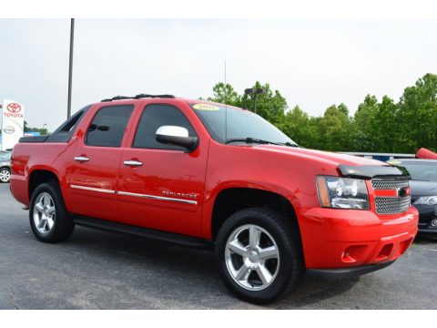 Victory Red Chevrolet Avalanche LTZ 4x4.  Click to enlarge.