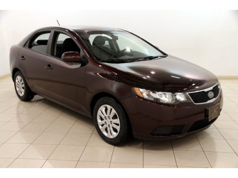 Dark Cherry Kia Forte EX.  Click to enlarge.