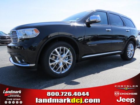 Brilliant Black Crystal Pearl Dodge Durango Citadel.  Click to enlarge.