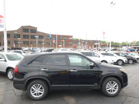 Ebony Black Kia Sorento LX AWD. Click to enlarge. Ebony Black Kia Sorento LX AWD. Click to enlarge.
