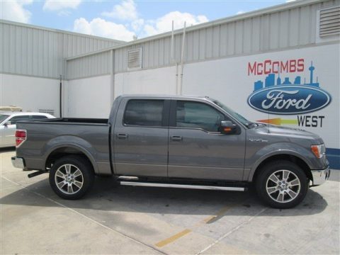 Sterling Grey Ford F150 Lariat SuperCrew.  Click to enlarge.
