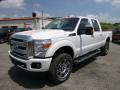 Front 3/4 View of 2015 Ford F350 Super Duty Platinum Crew Cab 4x4 #4