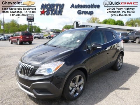 Carbon Black Metallic Buick Encore FWD.  Click to enlarge.