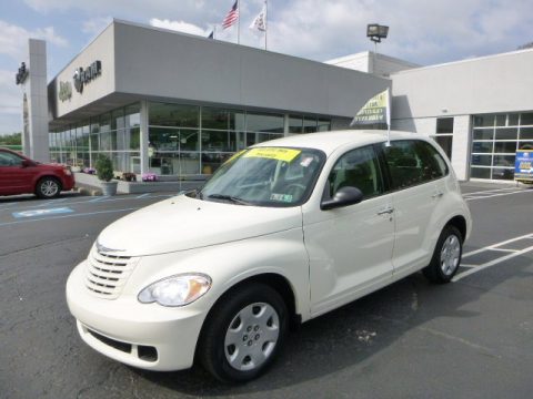 Cool Vanilla White Chrysler PT Cruiser LX.  Click to enlarge.